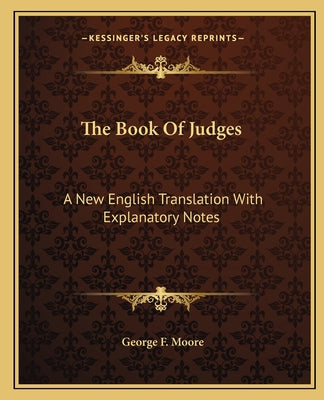 The Book of Judges: with Introduction and Notes