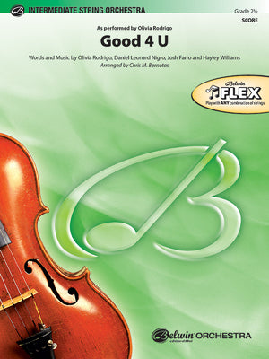 Good 4 U: As Performed by Olivia Rodrigo, Conductor Score (Pop Young Band)