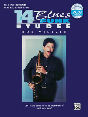 14 Blues & Funk Etudes: E-flat Instrument (Alto Sax, Baritone Sax), Book & Online Audio