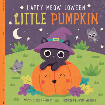 Happy Meow-loween Little Pumpkin: A Sweet and Funny Halloween Board Book for Babies and Toddlers (Punderland)